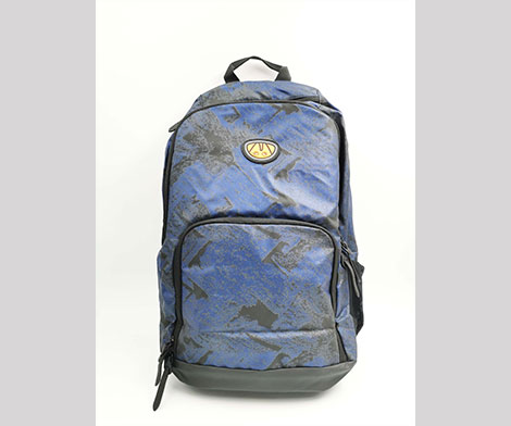 Blue Pu Backpack